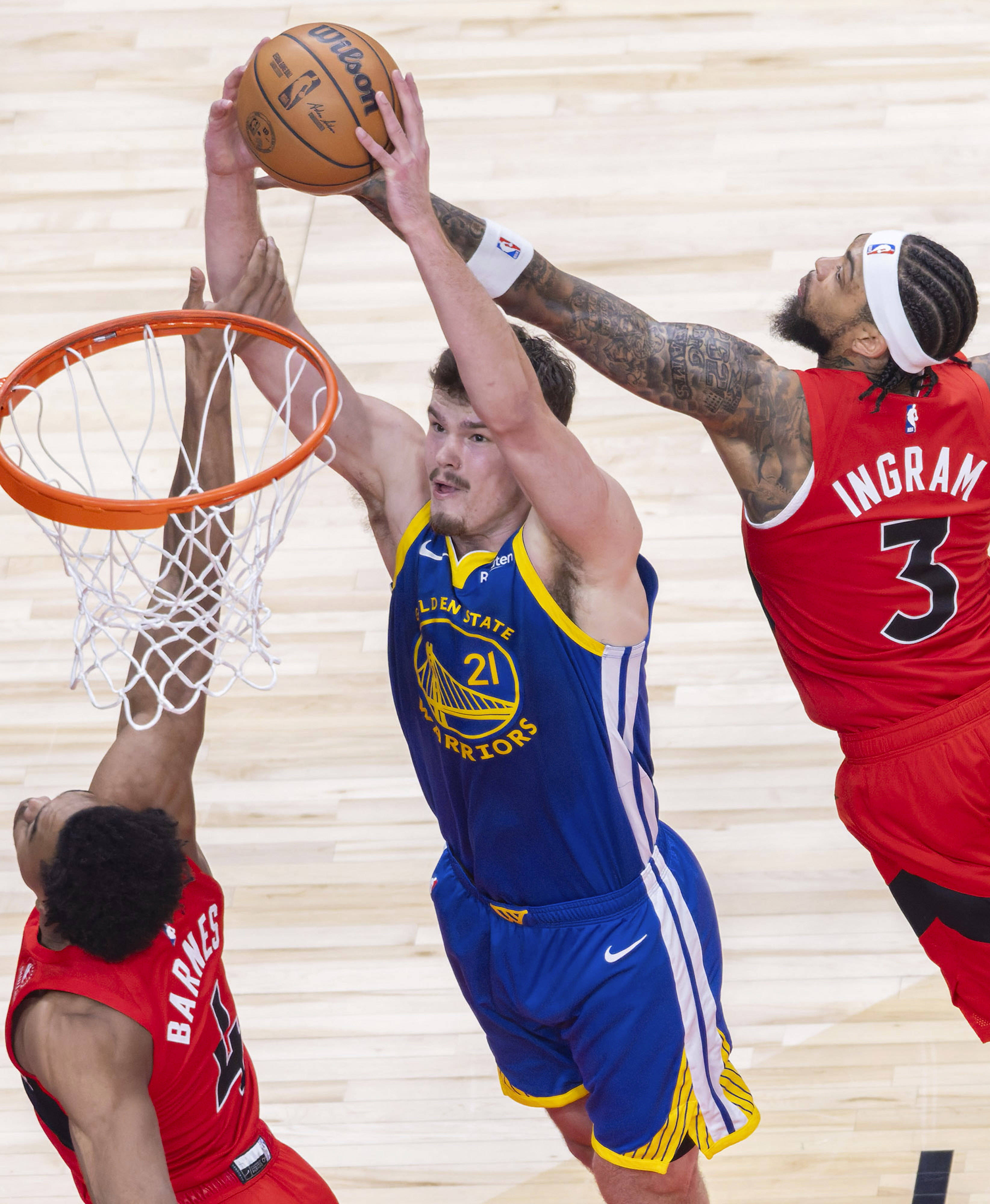 (体育)籃(lán)球——NBA常规赛:猛龙胜勇(yǒng)士